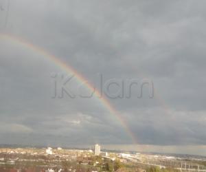 A raibow in London, captured  form Wembly.