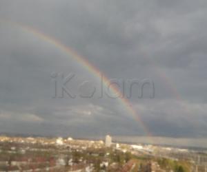 A raibow in London, captured  form Wembly.
