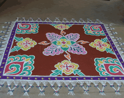 Rangoli: The Magic carpet