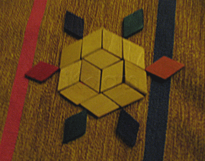 Pattern using blocks