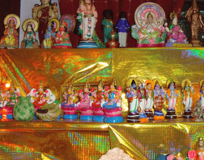 Rangoli: Golu - Dashavatharam and Lakshmi collection