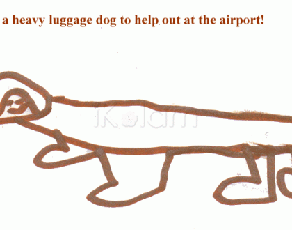 The luggage dog