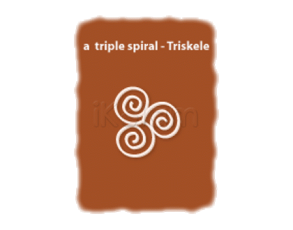 Rangoli: Triple spiral - Triskele