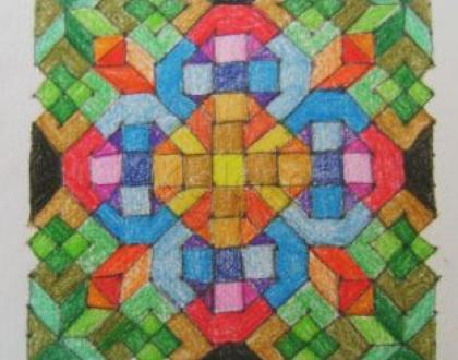 Stained Glass Kolam