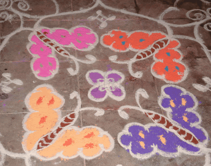 Rangoli: Butterflies