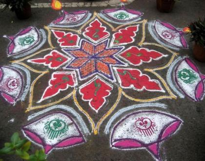Rangoli: Diwali rangoli contest