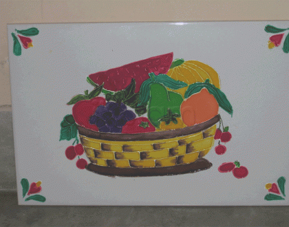 Rangoli: Tile painting