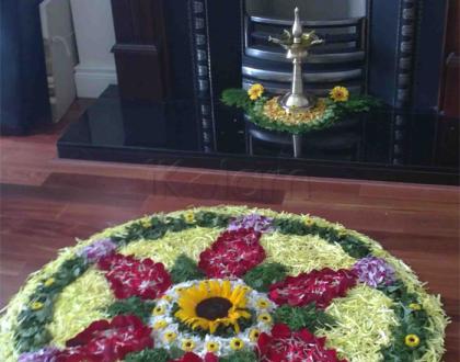 My pookalam for onam 2010