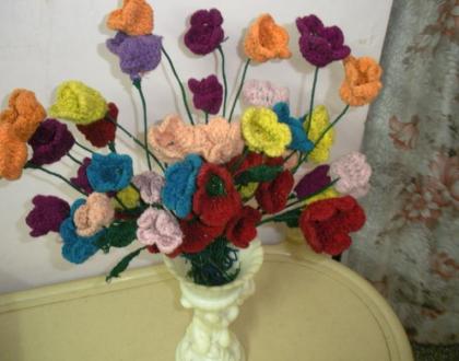 Woollen Flowers
