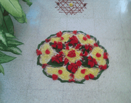 Rangoli: Flower Rangoli