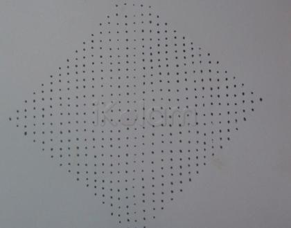Rangoli: dot pattern for my kolam 