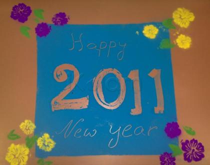 Rangoli: Happy New Year 2011