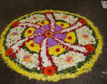Rangoli display for Diwali in dublin (3)