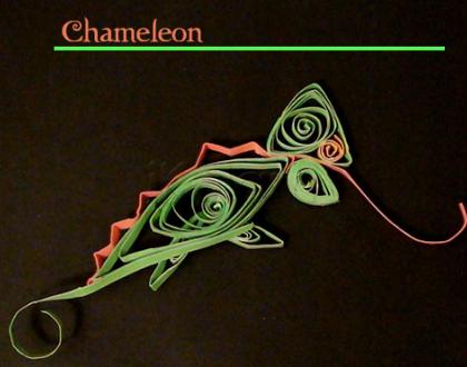 Rangoli: Chameleon