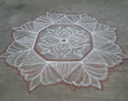 Traditional Kolam