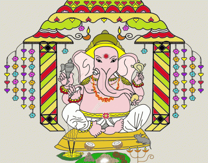 Ganesha Kolam