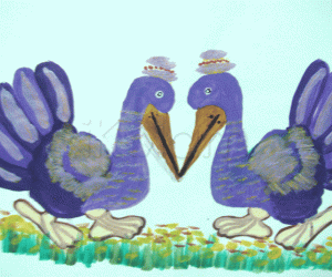 Rangoli: birds