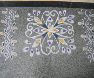Rangoli: Dotted Kolam
