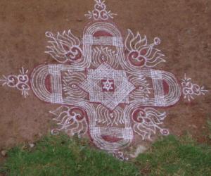 Rangoli: special kolams for friday!