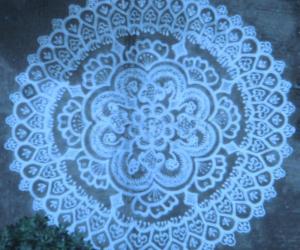 Rangoli: Designed silver plate