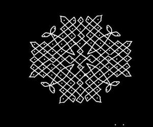 Rangoli: Lines kolam