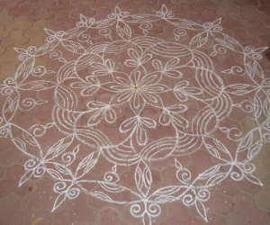 Rangoli: Free-hand