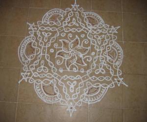 Rangoli: terrece kolam3
