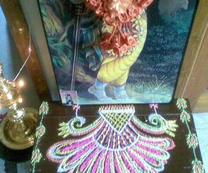 Rangoli: small kolam