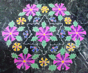 Rangoli: Kolam 3