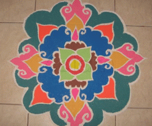 Rangoli: Medallion_Rangoli
