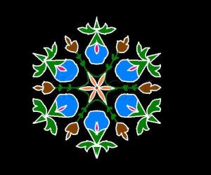 Rangoli: More Flowers
