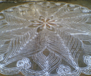 Rangoli: Plumes