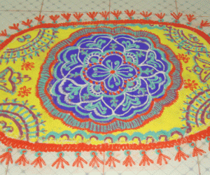 Rangoli: Rangoli rug