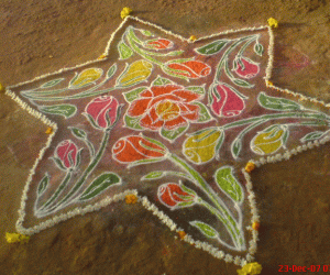 The star of flowers