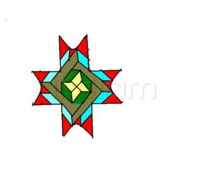 Rangoli: beginner's kolam
