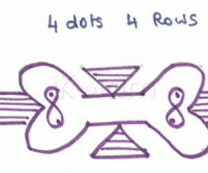 Rangoli: Border - bones