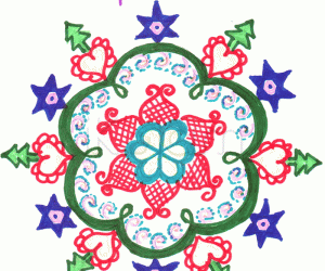 Rangoli: Christmas Rangoli