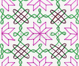 Rangoli: Connected and around