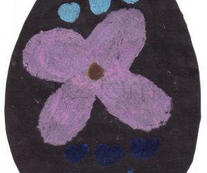 Rangoli: Easter egg