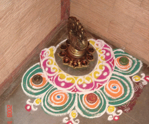 Rangoli - for corners