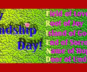 Rangoli: HAPPY FRIENDSHIP DAY!!!