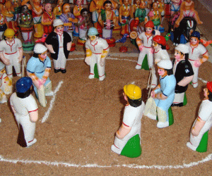 Rangoli: Golu - Game of Cricket