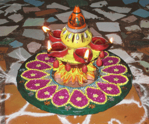 Rangoli: Ozhi Vilakku