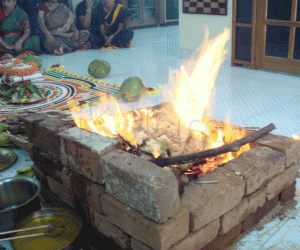 Rangoli: The Homam