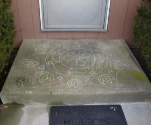 Rangoli: navratri kolam 2