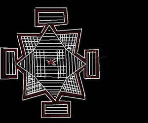 Rangoli: kavi kolam