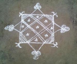 Rangoli: Simple one