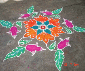 Rangoli: Kolam 3