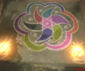Pongal rangoli
