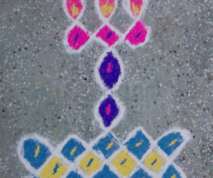 Rangoli:  Krithikai Kolam